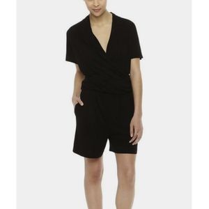 Joe fresh black knit romper